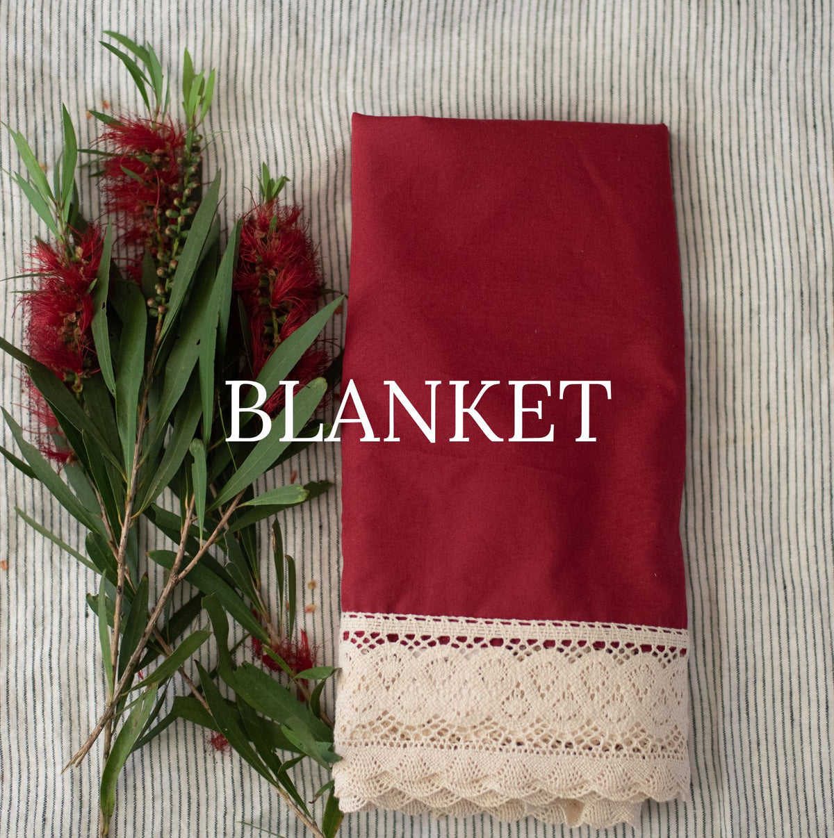 Deep Red Blanket