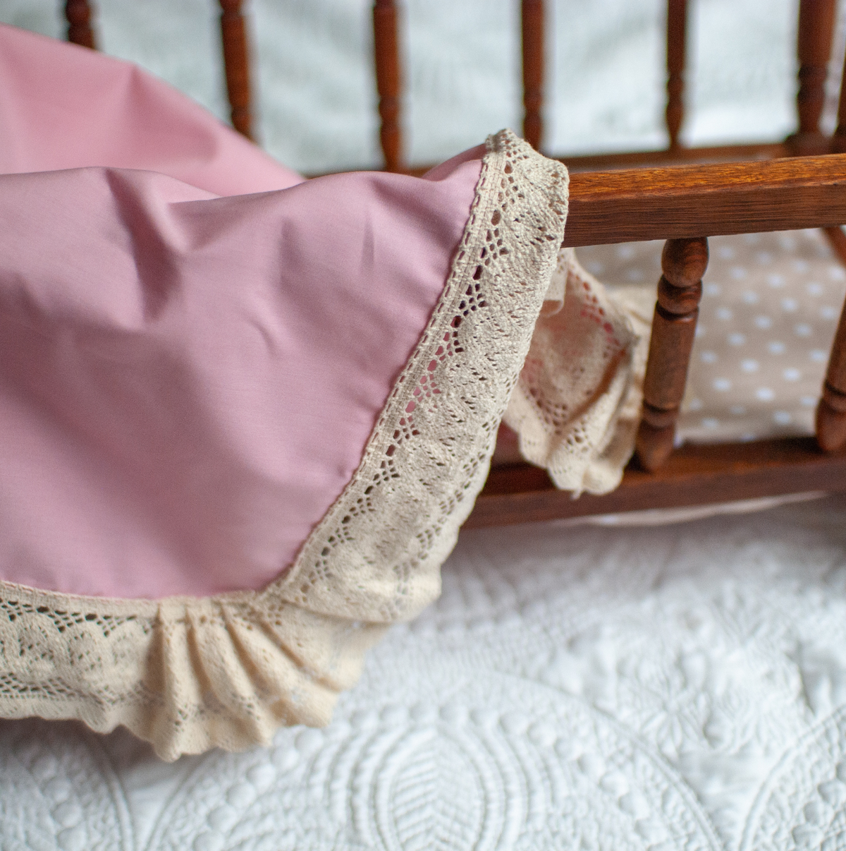 Buttercup Pink Dolly Blanket